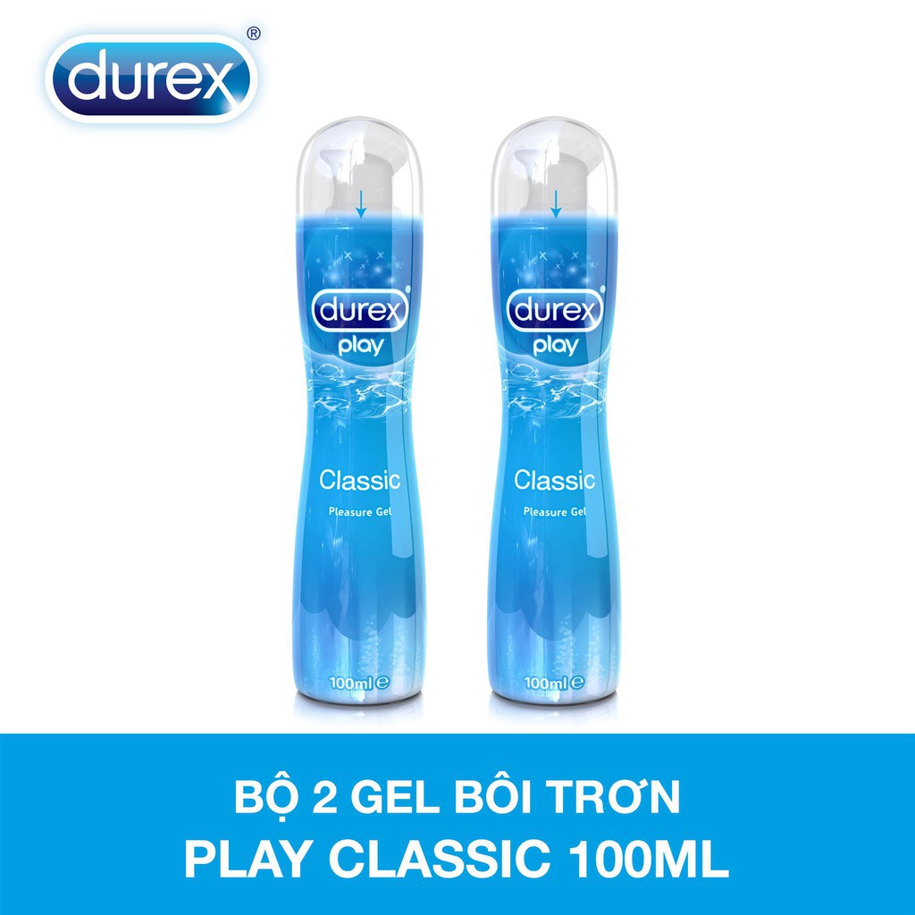 Bộ hai chai gel bôi trơn Durex Play Classic (100ml/chai)