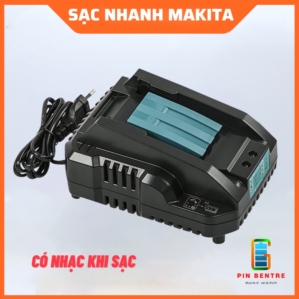 Sạc Pin Makita 14,4V - 18V Li-ion sạc Pin Zin dùng điện 220V