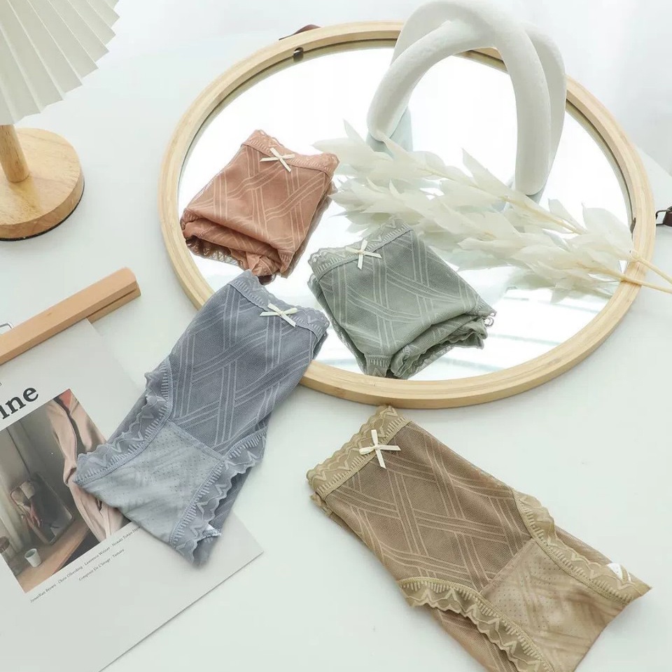 Quần lót nữ voan tuyết sọc chéo tiểu thư - Quần chip nữ cao cấp HAVANA FLQ122 | BigBuy360 - bigbuy360.vn