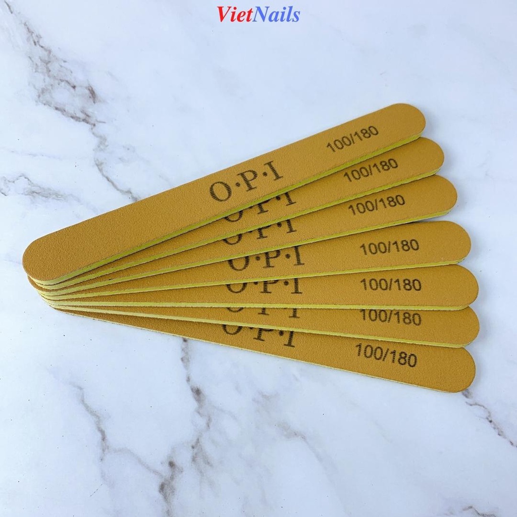 Dũa Móng Tay OPI Da Bò Dũa Móng Thật Móng Gel Nhám 100/180