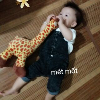 Combo 2set yếm jean+áo somi cho bé