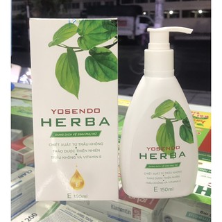 Vệ sinh phụ nữ chiết xuất trầu không HERBA Yosendo 150ml