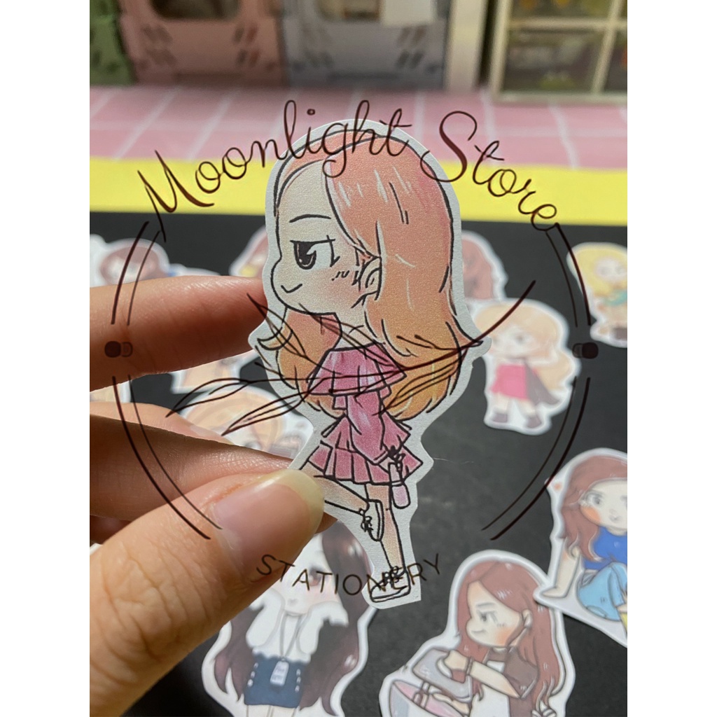 Moonlight Store] Sticker Rose Blackpink chibi | Shopee Việt Nam