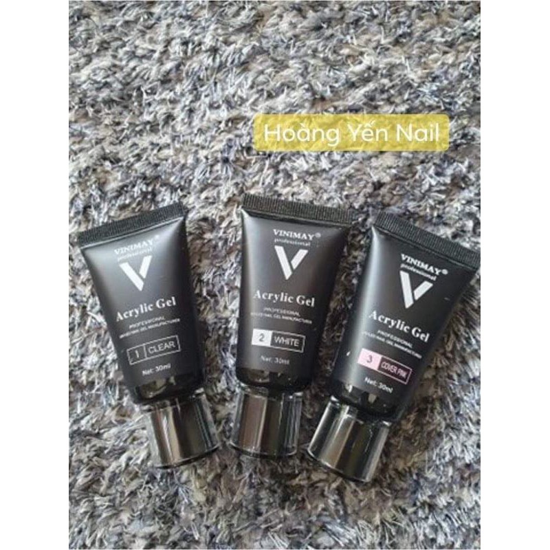 GEL GÔM VINIMAY chuẩn 3 màu trắng-trong-hồng 💅📣📣