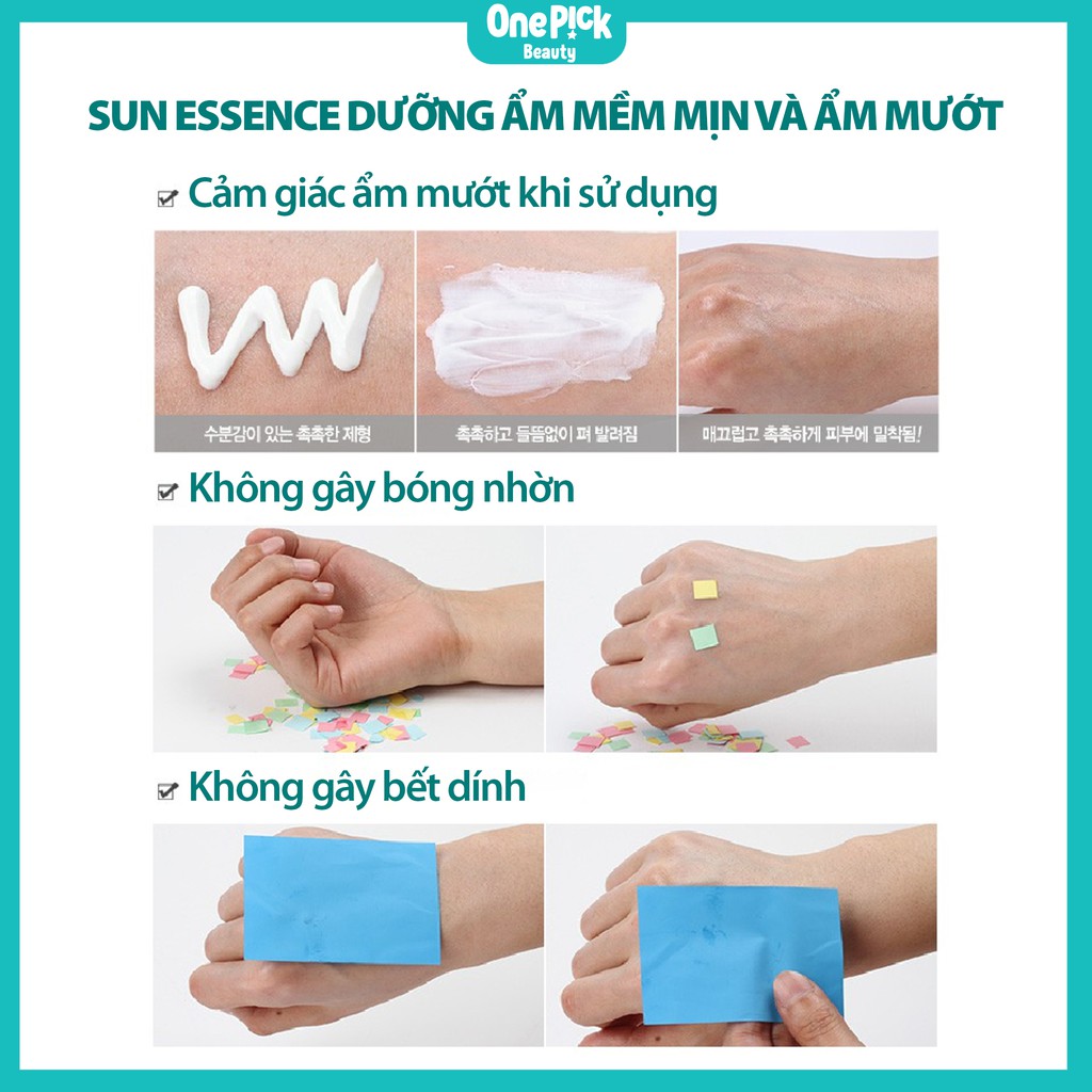 Tinh Chất Chống Nắng Làm Mát Da Thành Phần Tự Nhiên spf 50 + pa + + + Ngay Lập Tức