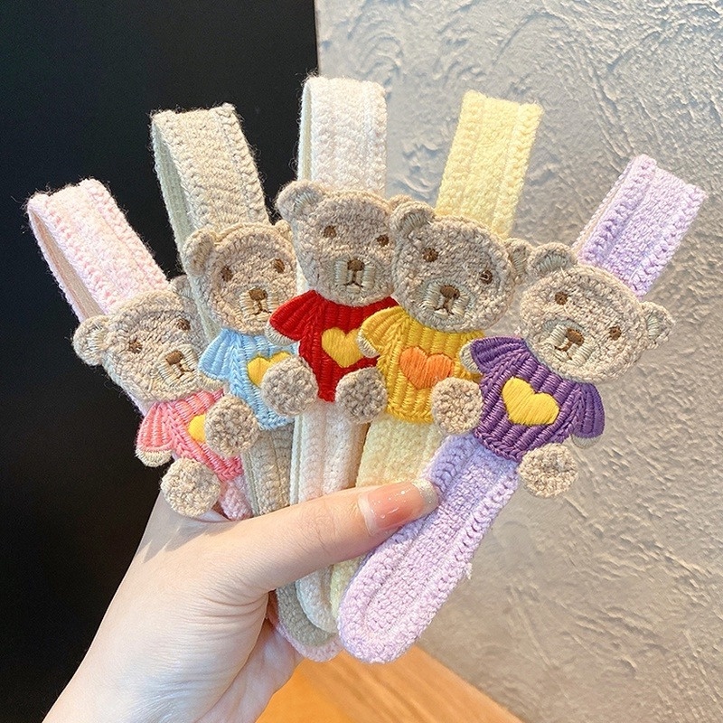 Băng Đô Dán Tóc Mái Phong Cách Hàn Quốc Cho Bé