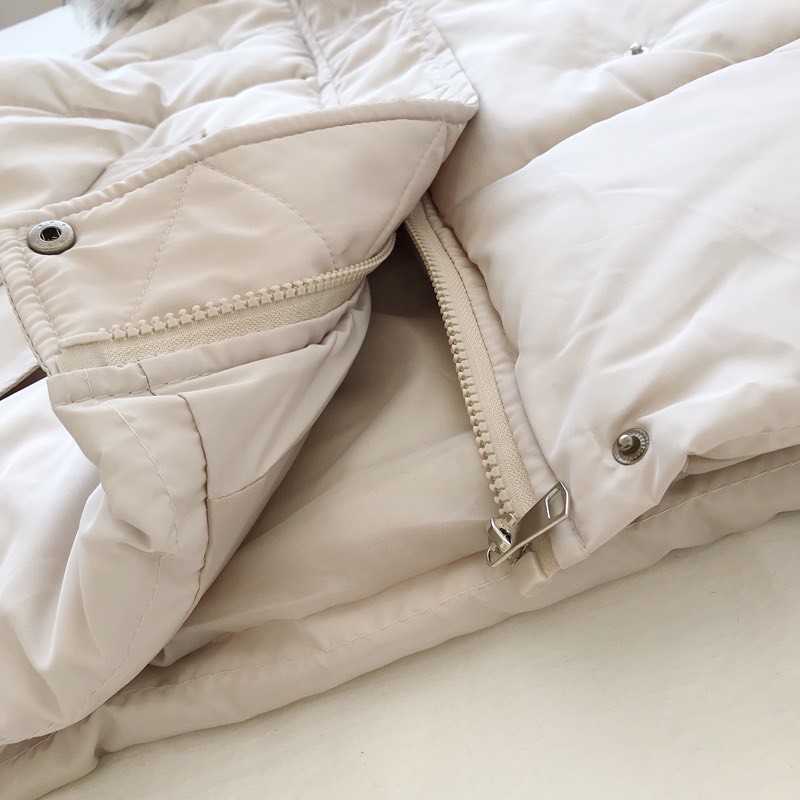 Áo Khoác Phao Nữ Dáng Lửng Mũ Lông hàng Quảng Châu hot trend 2021- dáng lửng | BigBuy360 - bigbuy360.vn