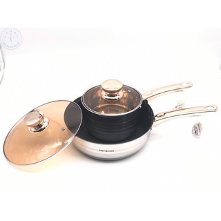 BỘ NỒI 6 MÓN VUNG KÍNH CHEF&CHEF