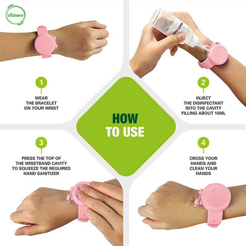 (Hàng Mới Về) Vòng Đeo Tay Nước Rửa Tay Tiện Dụng Khi Đi Làm / Làm Việc