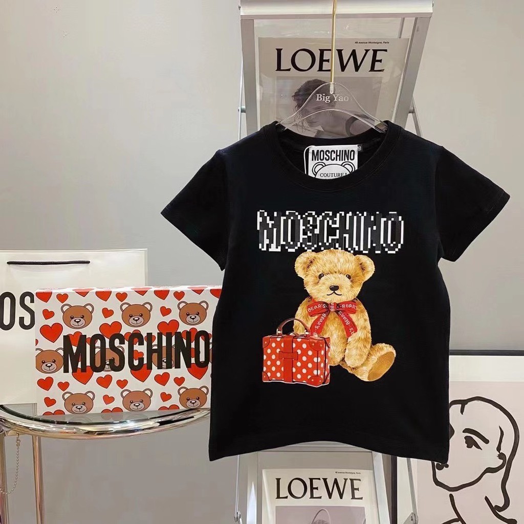 FOLLOW SHOP SĂN DEAL HÓT ÁO THUN GIA ĐÌNH SIÊU CẤP MOSCHINO ĐỦ SIZE CHO MẸ VÀ BÉ, HÀNG FULLBOX.