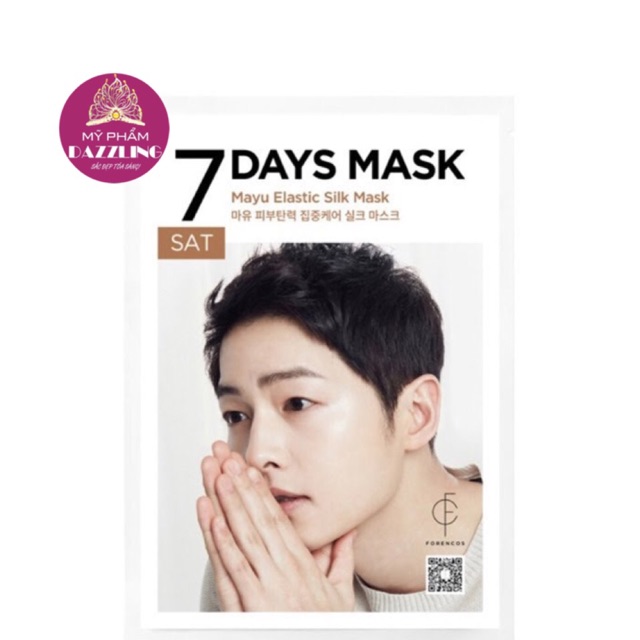 [Chính Hãng] Hộp 10 Mặt Nạ Tinh Dầu Ngựa Dưỡng Da Căng Mịn Song Joong Ki 7Days Mask | BigBuy360 - bigbuy360.vn