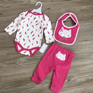 Set body 3 món bé trai bé gái