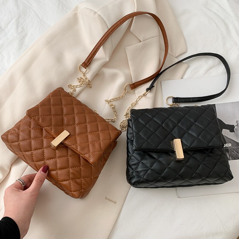 Túi Xách JASMIN NOIR Họa Tiết Caro Thời Trang Nữ Cá Tính