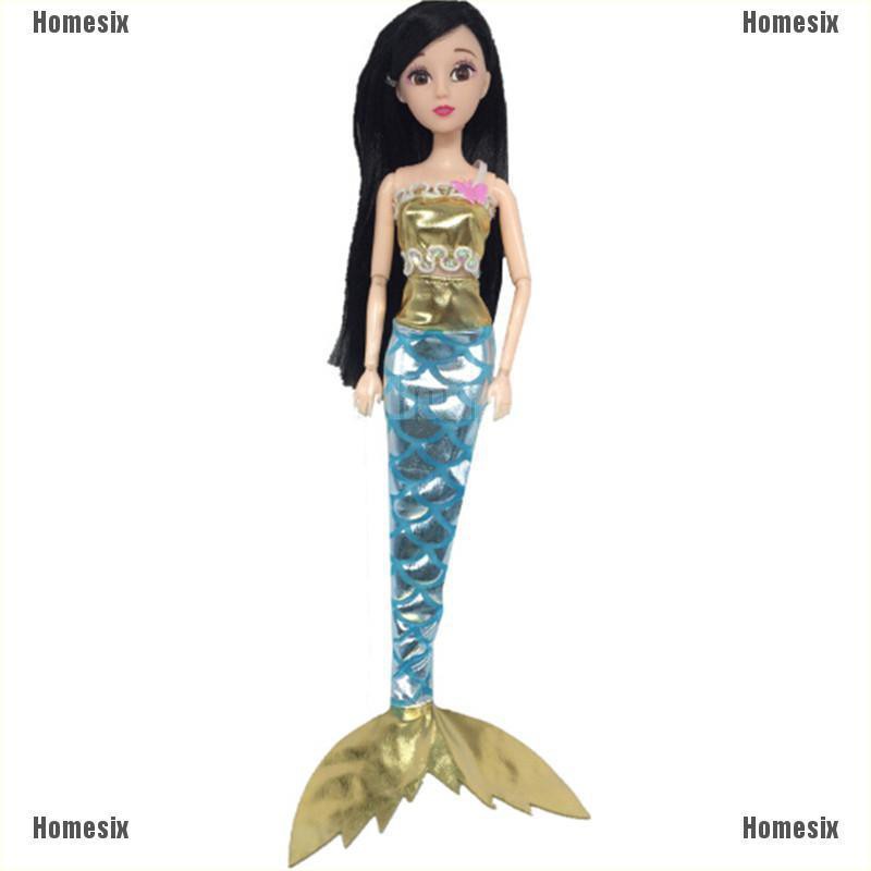 [HoMSI] 3Pcs Glittering Mermaid Doll Clothes Accessories Girls Gift Fit 30cm Barbie SUU