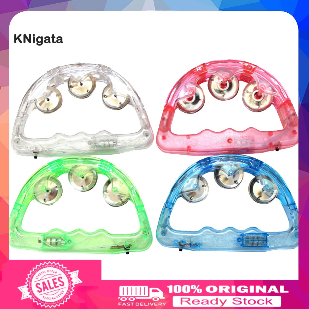 Trống Lục Lạc Đồ Chơi Có Đèn Led Cảm Ứng Cho Bữa Tiệc