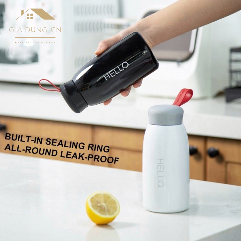 Cốc giữ nhiệt HELLO 520ml, chất lượng cao ruột inox 304 Giữ nhiệt 6-8 tiếng - CN13