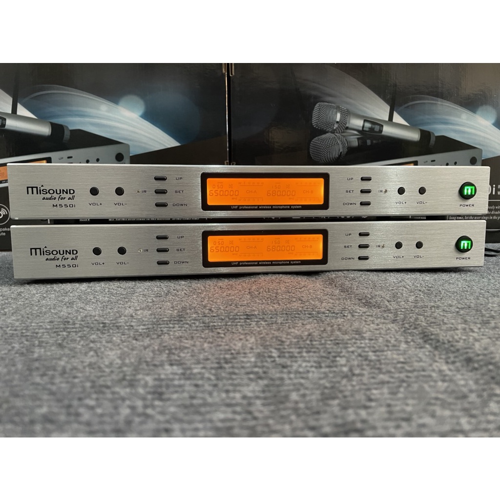 Micro không dây Mísound M550I hàng nhập khảu chính hãng.