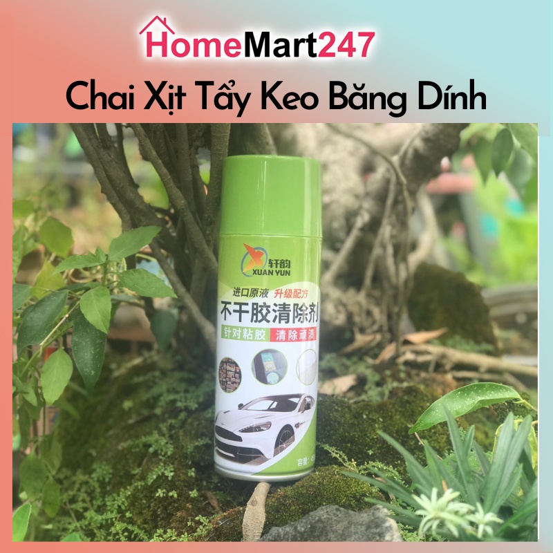 CHAI XỊT TẨY KEO DÁN SÀN, DÁN XỐP, BĂNG DÍNH, STICKER