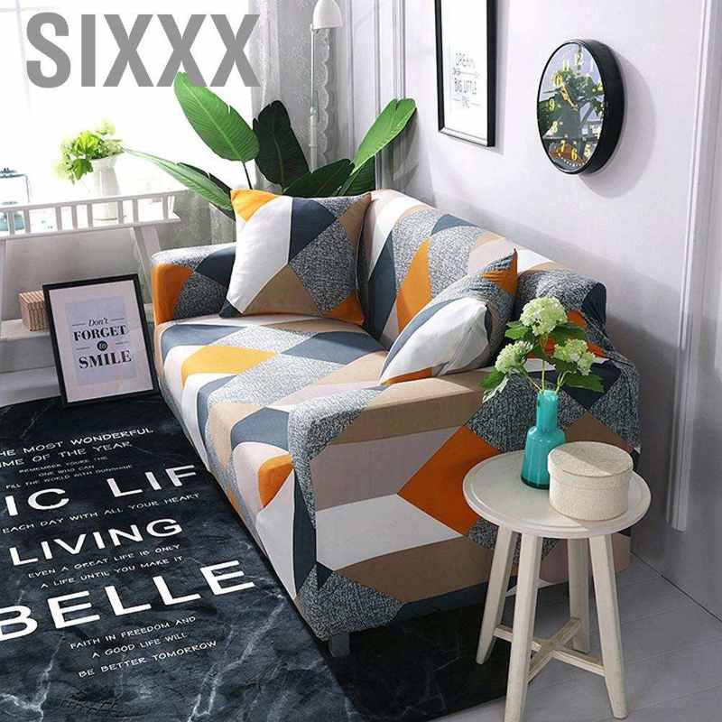 Bộ 1 / 2 / 3 / 4s Bọc Ghế Sofa Co Giãn Họa Tiết Đơn Giản Sang Trọng