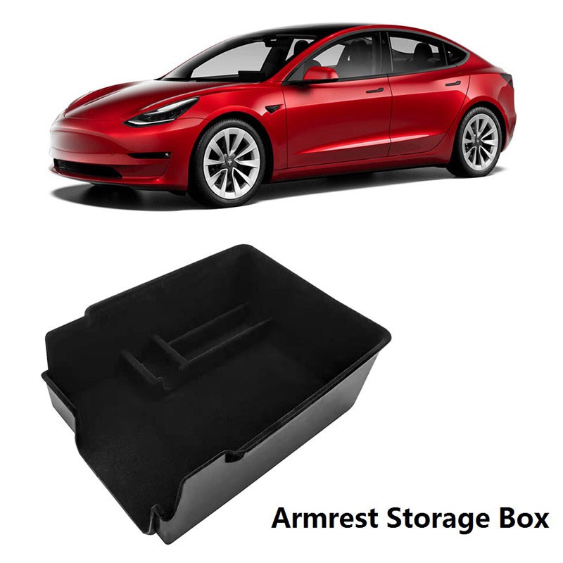 for Tesla el 3 el Y Car Central Armrest Storage Box Accessories