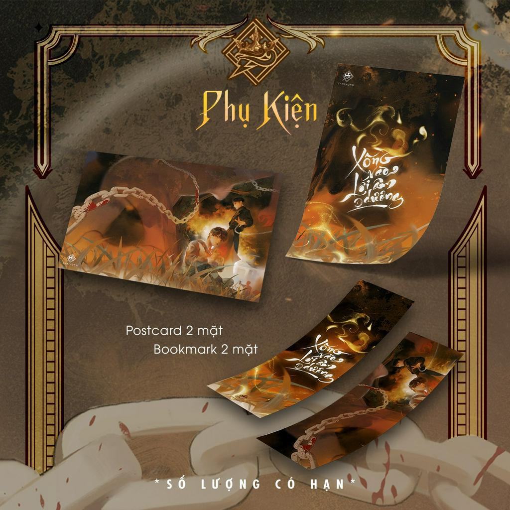 🌟 Phụ kiện huy hiệu, postcard, standee chibi Xông vào lối âm dương 1 | Bookstore KyoPyo