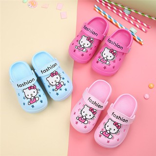 Dép cao su trẻ em hello kitty mang siêu nhẹ chống trượt