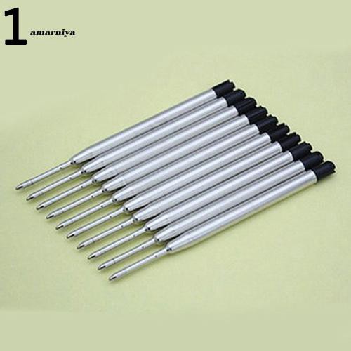 10 chiếc bút bi mực đen / xanh 0.5mm cho học sinh