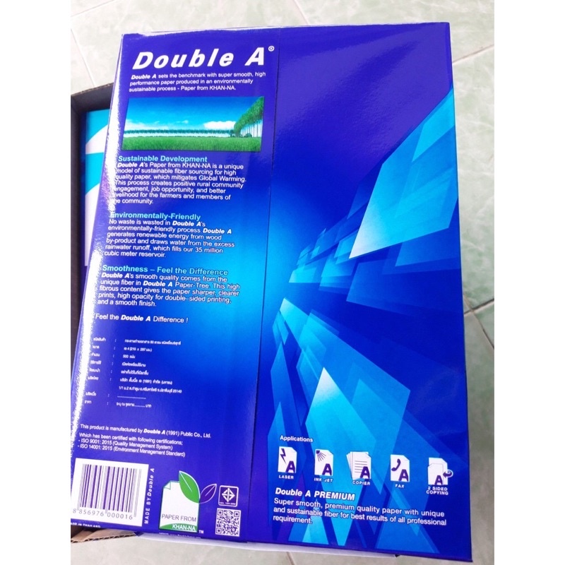 Giấy A4,A5 Double A 70gsm,80gsm 500 tờ