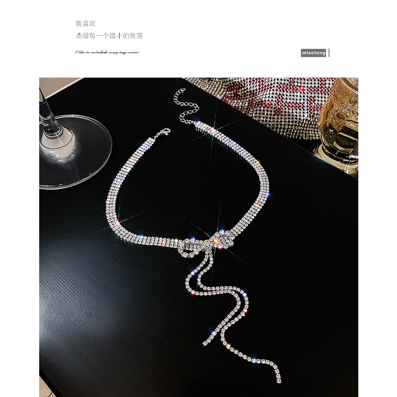 Vòng Cổ Choker Đính Nơ Thời Trang Nữ Tính