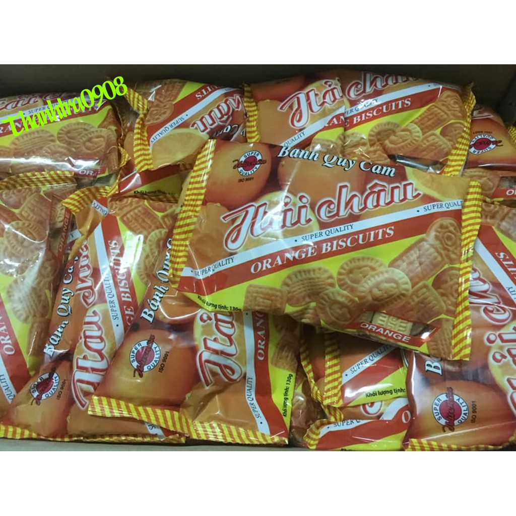 [ COMBO ] 5 BÁNH QUY CAM HẢI CHÂU, 130 G/ BỊCH | BigBuy360 - bigbuy360.vn