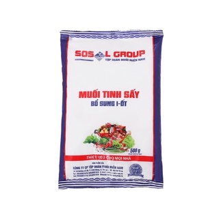 Muôi tinh sấy bổ sung i-ốt Sosalco gói 500g
