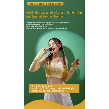 Divoom MIC Loa karaoke 15W kết hợp micro karaoke và màn hình bàn phím divoom ditoo mic loa bluetooth mini