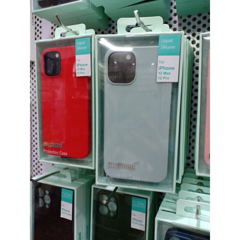 Ốp lưng Silicon chống bẩn Memumi trơn iPhone 14 pro max,14 ,13 pro max ,13,13 pro,12/12 pro /12 Pro Max Chính hãng