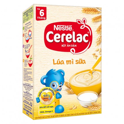 Bột ăn dặm Cerelac các vị