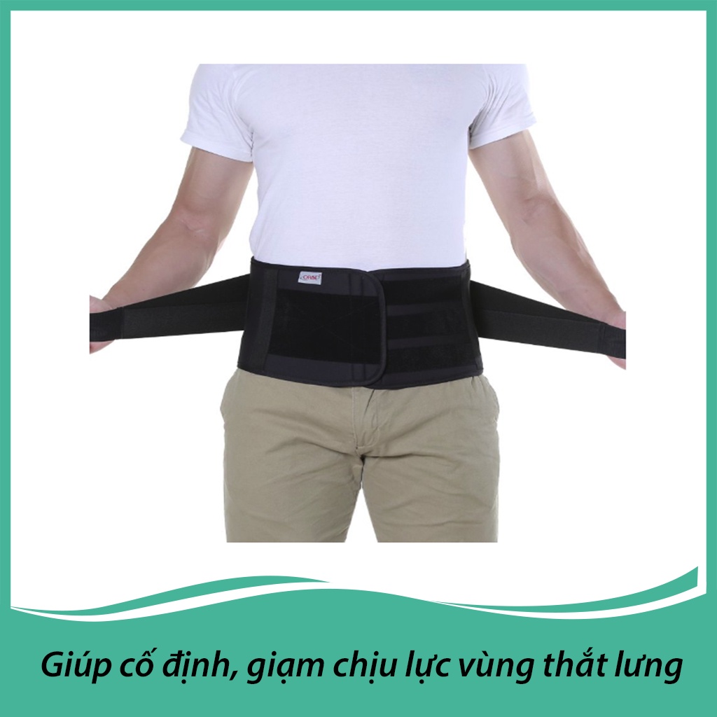 Đai thắt lưng ORBE H2 - Dành cho người đau lưng thoát vị đĩa đệm, thoái hóa đốt sống - Chất liệu vải không dệt