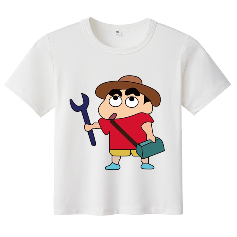 Áo phông Unisex Nam Nữ in hình Cậu bé bút chì Shin Chan