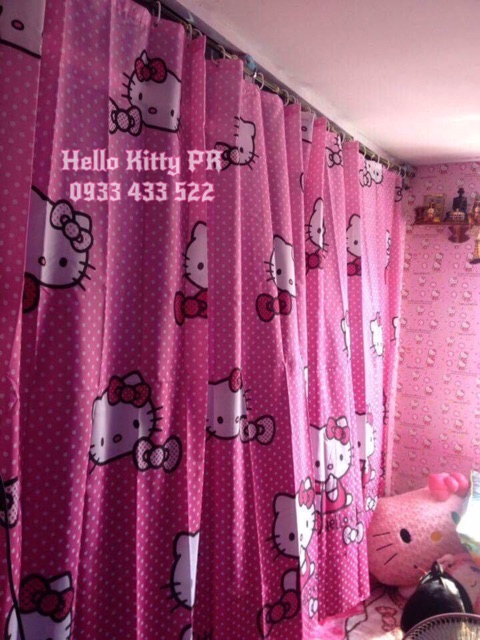 Rèm màn Hello Kitty