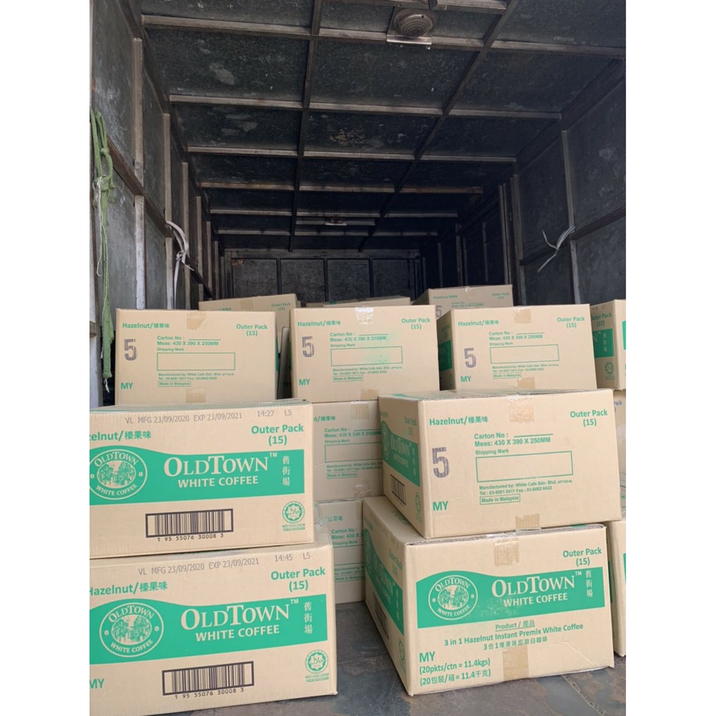 Combo 5 bịch cà phê trắng oldtown white coffee hazelnut malaysia | BigBuy360 - bigbuy360.vn
