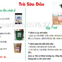 Bột vị pha trà sữa hương dâu 250g