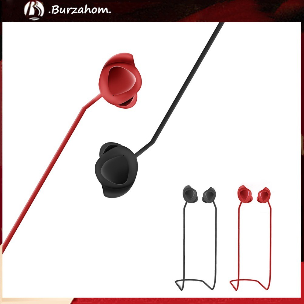 Tai Nghe Nhét Tai Bằng Silicone Mềm Chống Mồ Hôi Có Dây Đeo Cổ