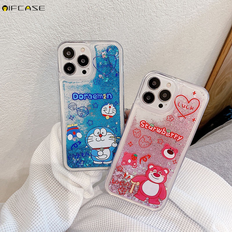 Ốp Điện Thoại Mềm Họa Tiết Cát Lún Lấp Lánh Cho iPhone 13 12 Mini 11 Pro Max XS Max XR X 6 6s 7 8 Plus