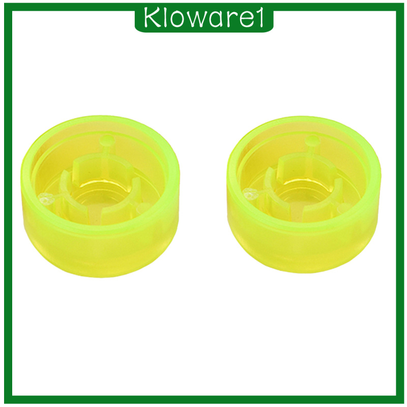 [KLOWARE1]2pcs Footswitch Topper Guitar Effect Pedal Plastic Bumpers Guitar Parts Accs