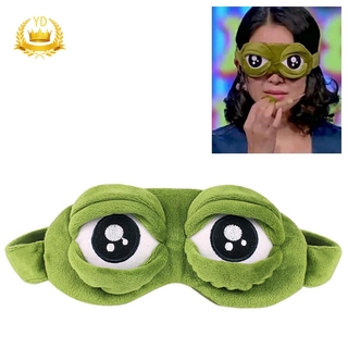 Mặt nạ che mắt thiết kế hình ếch 3D thư giãn tiện dụng khi đi du lịch