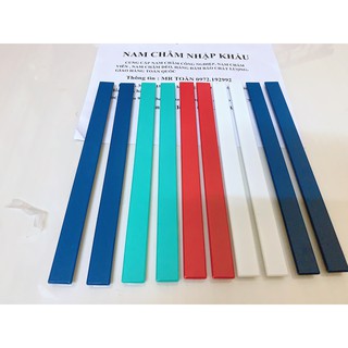 Nam châm thước chặn giấy đủ màu sắc 20cm dùng cho bảng từ