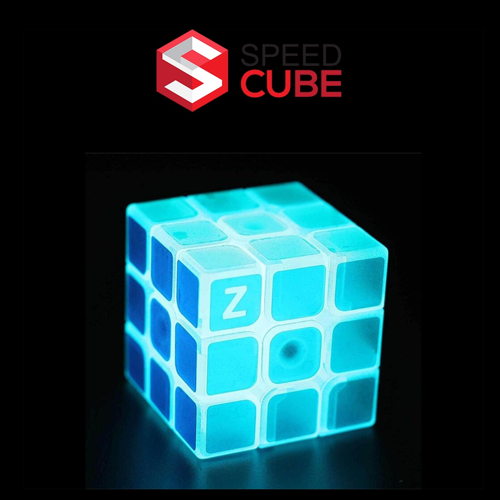 Rubik móc khóa 3x3 Zcube dạ quang, móc khóa dạ quang 3.0 cm Zcube - Shop Speed Cube