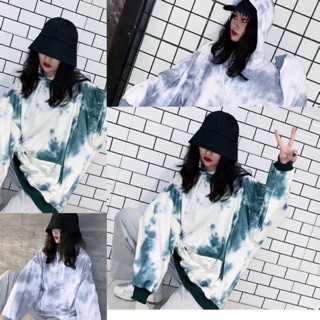 🔥💯Áo khoác hoodie nỉ loang trơn cực ngầu