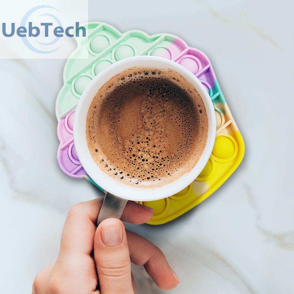 Uebtech Đồ Chơi Xốp Squishy Giảm Stress Hình Cây Kem Nhiều Màu Sắc Dễ Thương Cho Bé