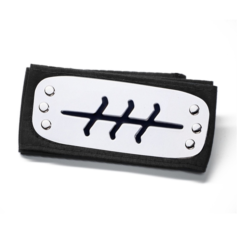 Băng Đô Hóa Trang Naruto Ninja Nhật Bản Akatsuki Itachi Kakashi Mạ Kim Loại Bảo Vệ Trán