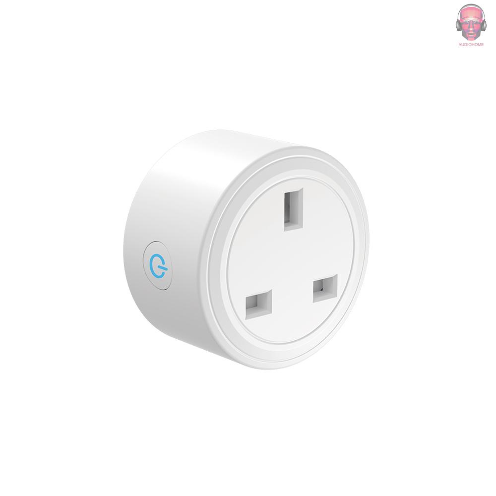 AUDI  BSD29 10A WiFi Smart Socket UK Plug Smart Life APP Remote Control Voice Control Compatible with Amazon Alexa & Google Assistant IFTTT Timing Electricity Statistics Function