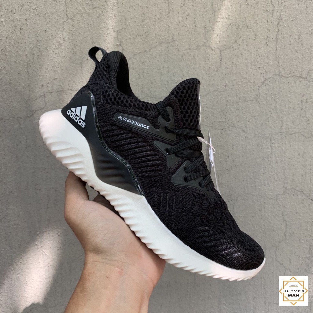 GIẦY đẹp (CỰC HOT) Giày thể thao ALPHABOUNCE BEYOND 2018 ĐEN ĐẾ TRẮNG giá tốt new hot